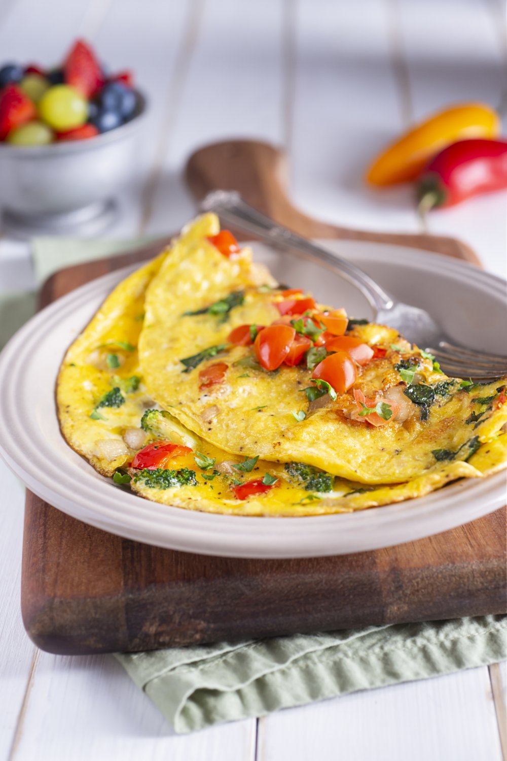 Omelette légumes