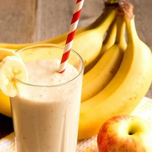 Jus de pomme et banane