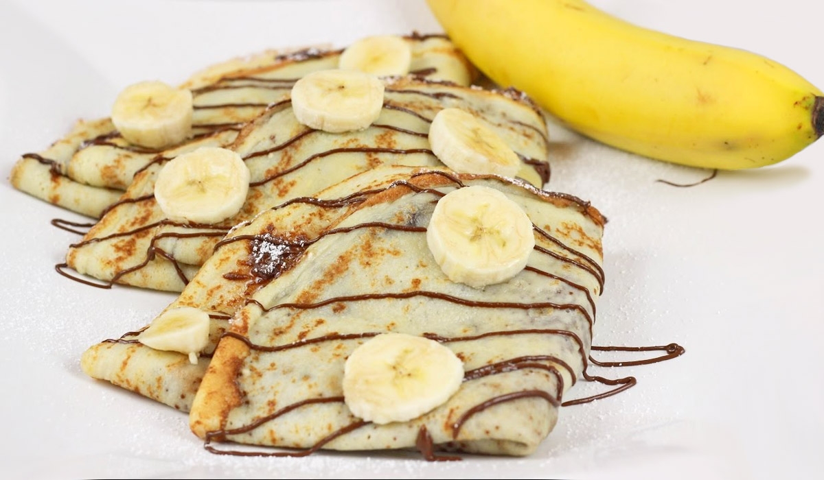 Crêpes sucrées Nutella & bannane
